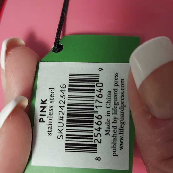 Kate Spade Pink Mug with Straw. 40 Oz - Picture 5 of 9